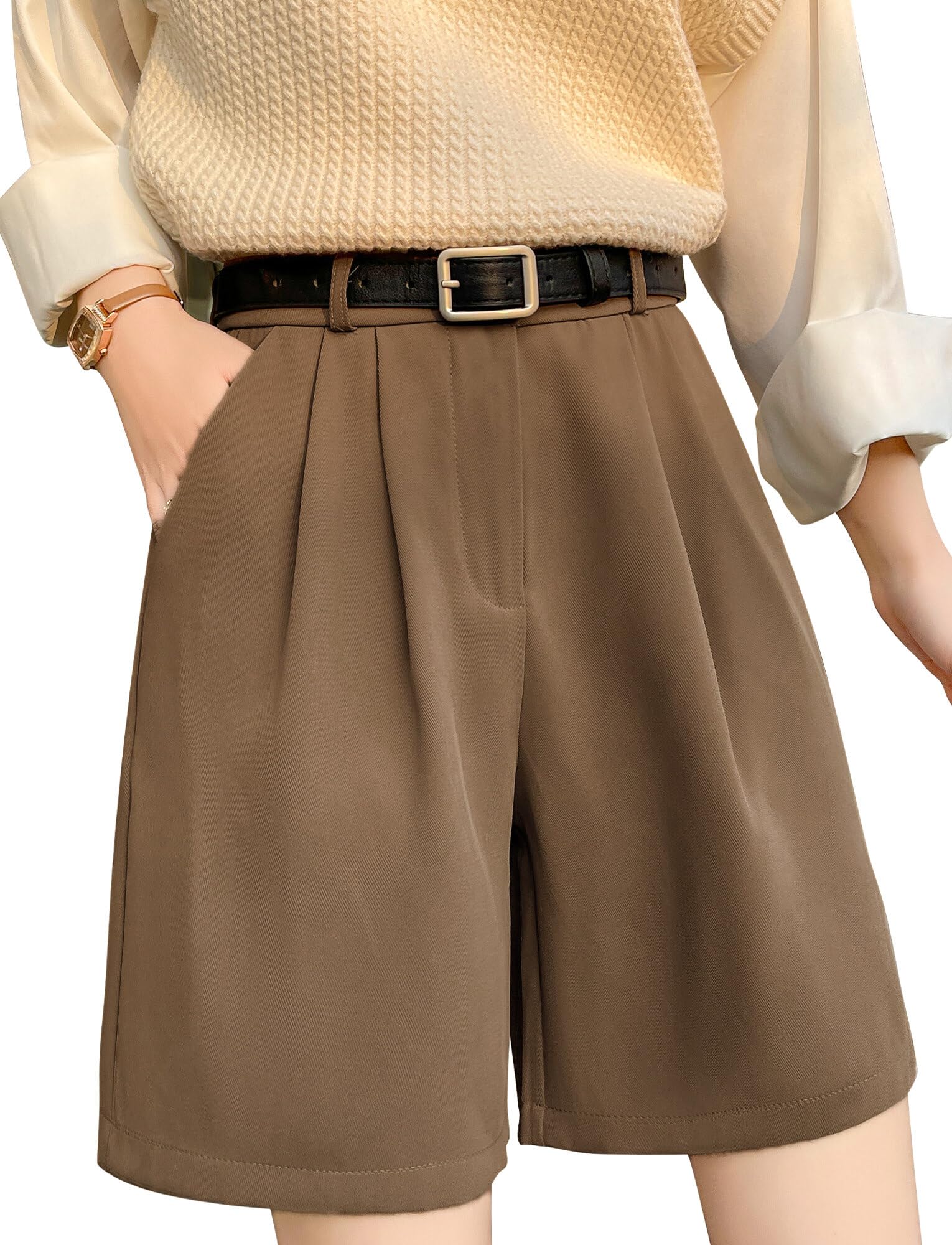 Amazon | [Maeau] ハーフパンツ レディース キュロットパンツ 半